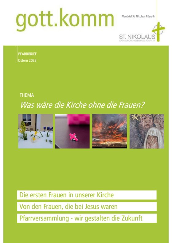 gott.komm Ostern 2023 (c) St. Nikolaus Rösrath