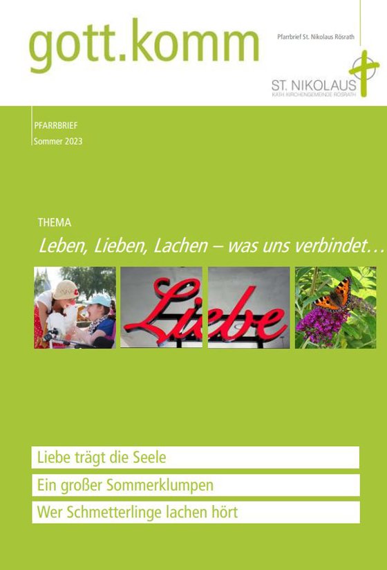gott.komm Sommer 2023 (c) St. Nikolaus Rösrath