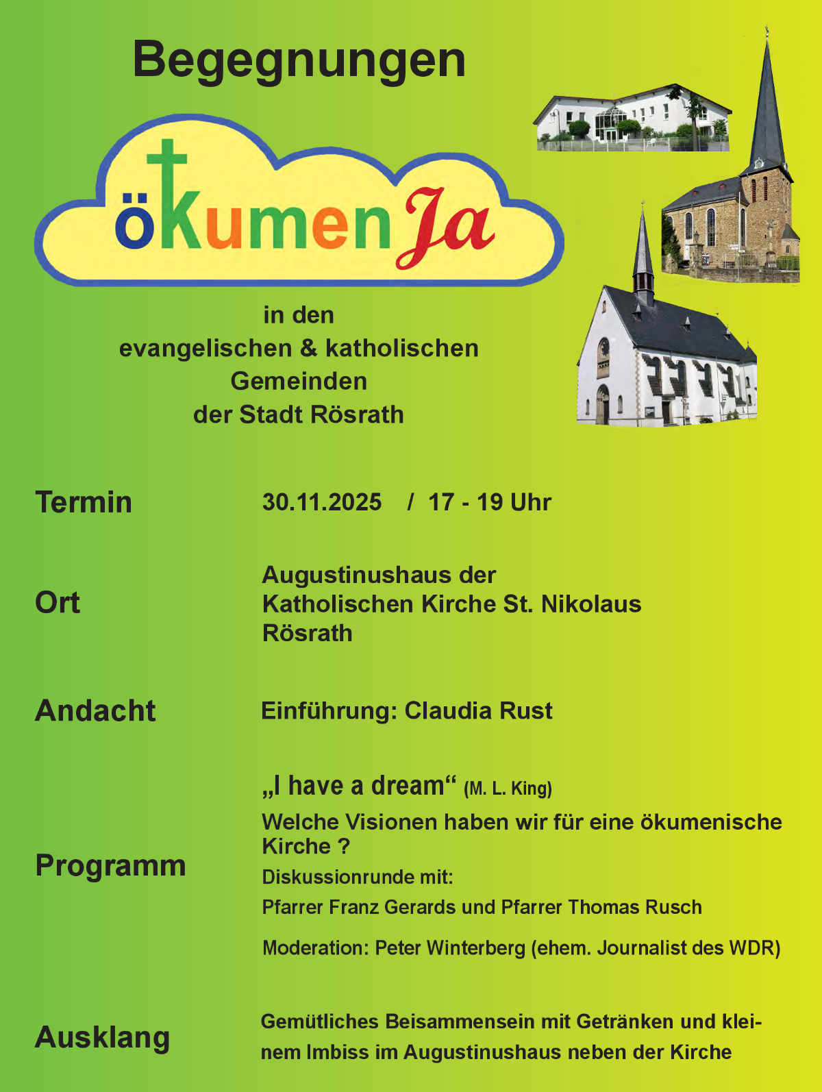2025-11-30 ÖkumenJa Plakat (c) Kath. Kirchengemeinde St. Nikolaus Rösrath