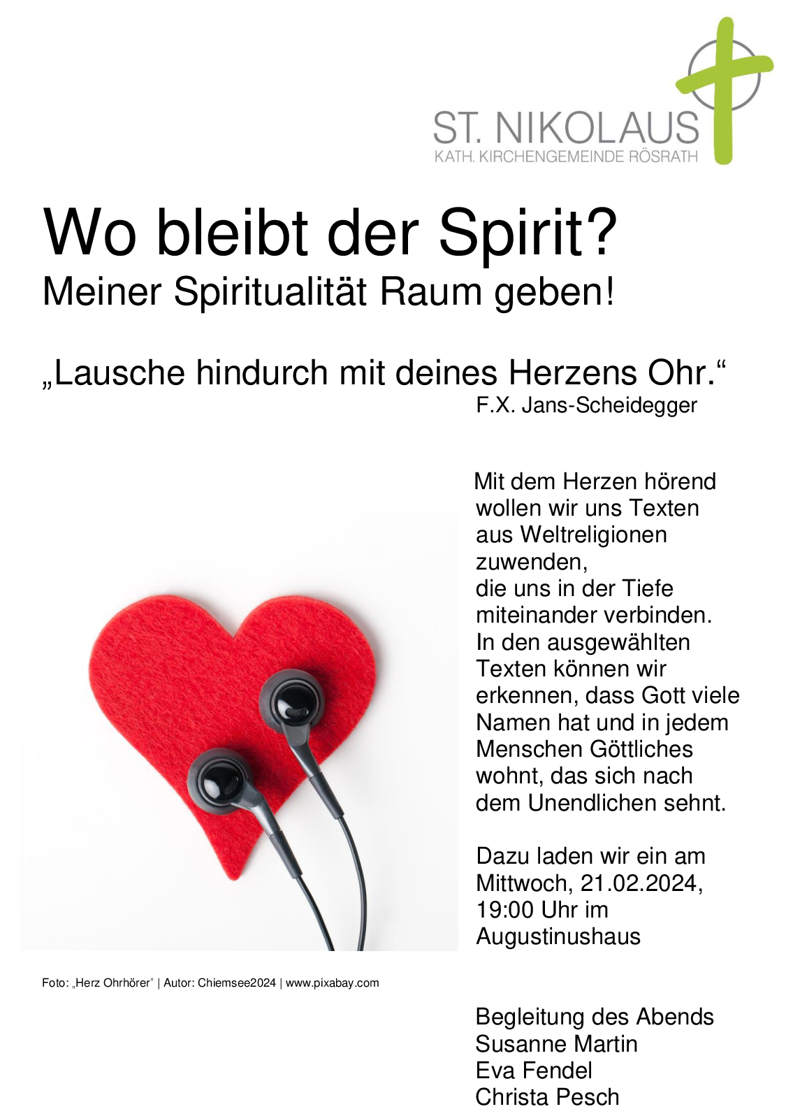 4. Abend Wo bleibt der Spirit_02 (c) Kath. Kirchengemeinde St. Nikolaus Rösrath