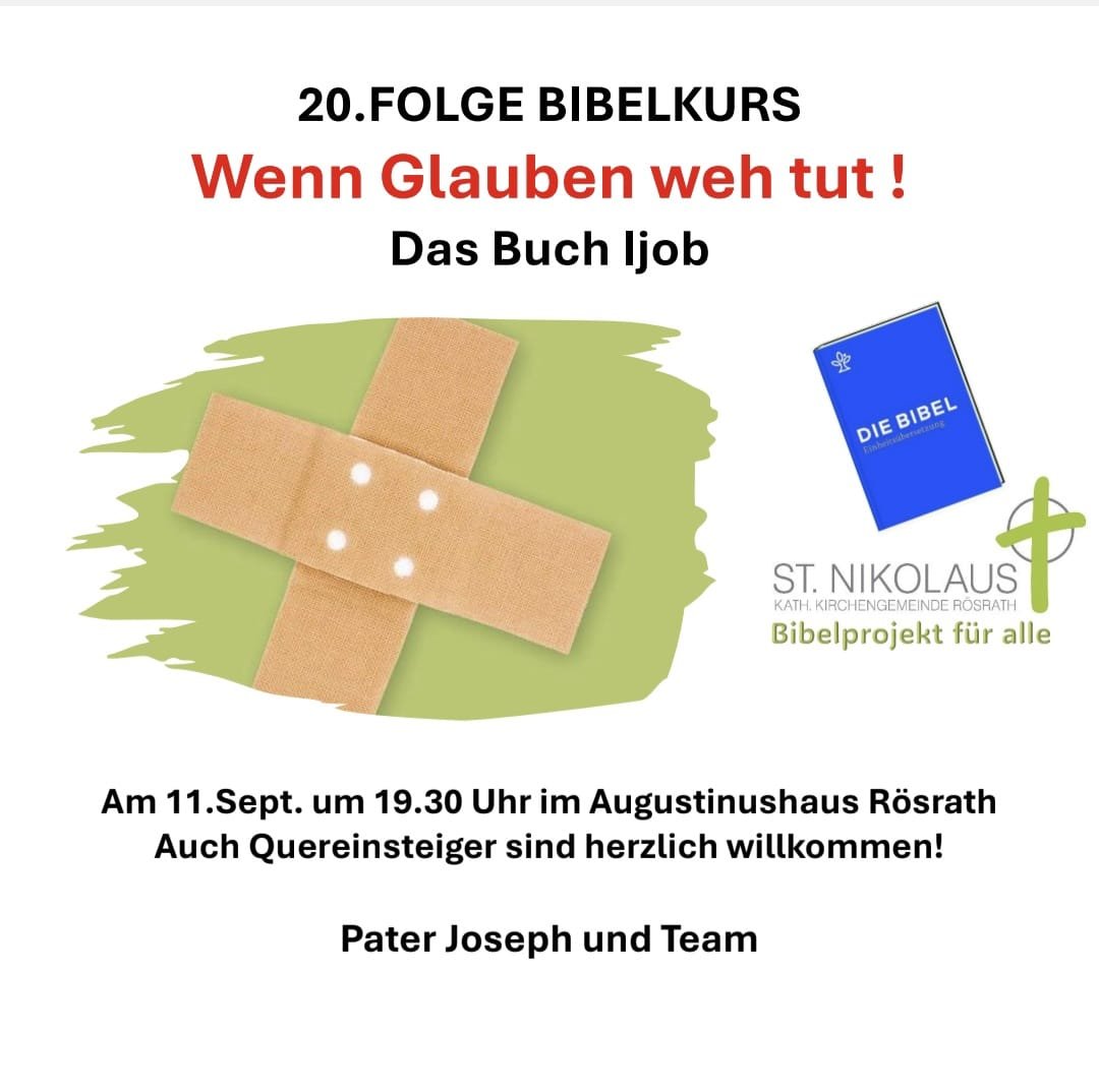Bibelkurs_20_Wenn_Glauben_weh_tut (c) St. Nikolaus Rösrath