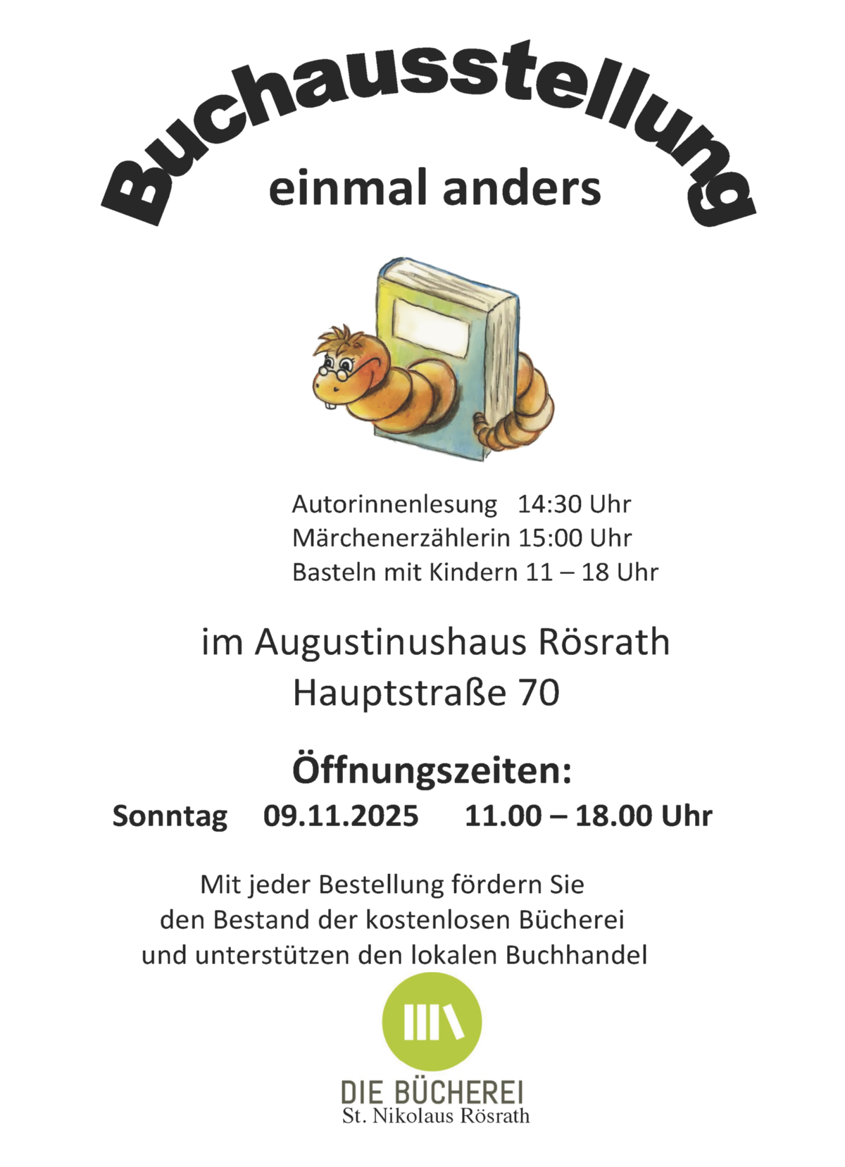 Buchausstellung_einmal_anders_2025 (c) KÖB Rösrath