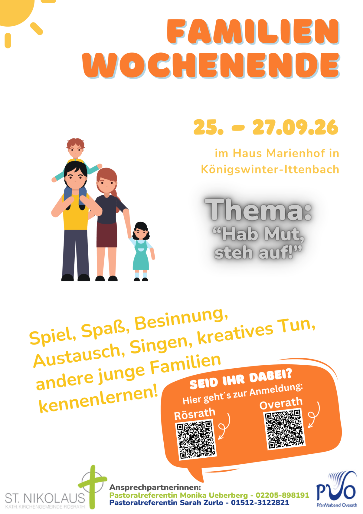 Familien Wochenende (c) Kath. Kirchengemeinde St. Nikolaus Rösrath