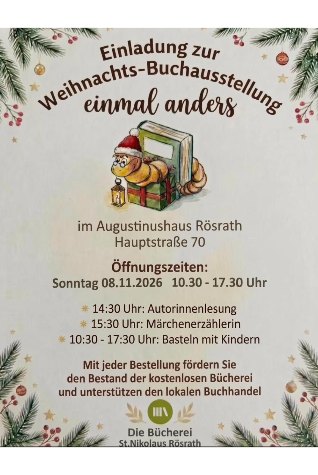 Foto_Buchausstellung_Nov26 (c) KÖB Rösrath