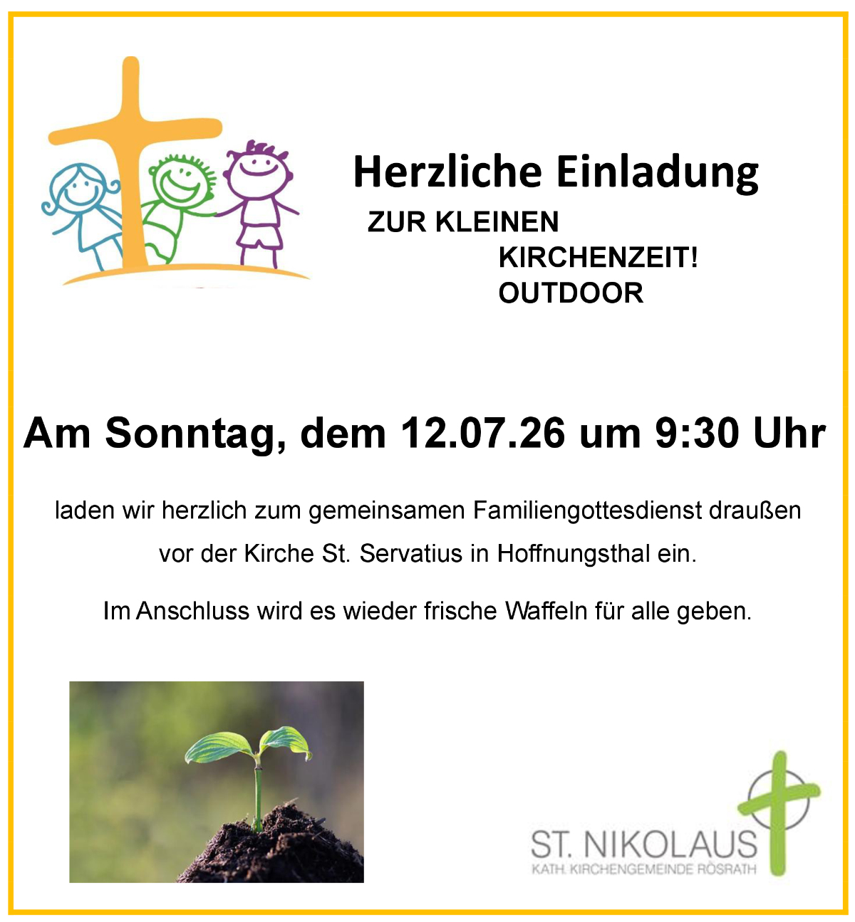 Kleine Kirchenzeit_2026_07_12 (c) Kath. Kirchengemeinde St. Nikolaus Rösrath