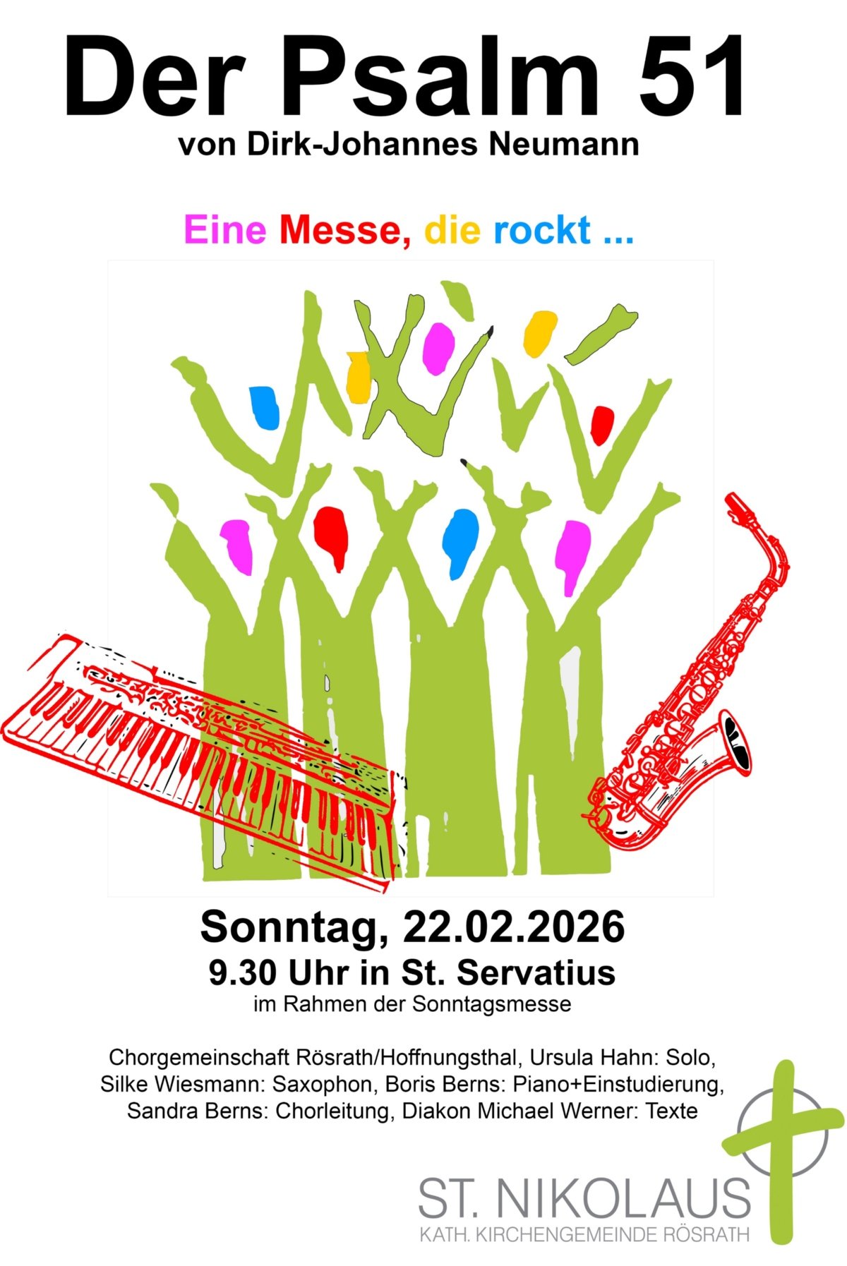 Plakat Psalm 51_26 (c) Kath. Kirchengemeinde St. Nikolaus Rösrath