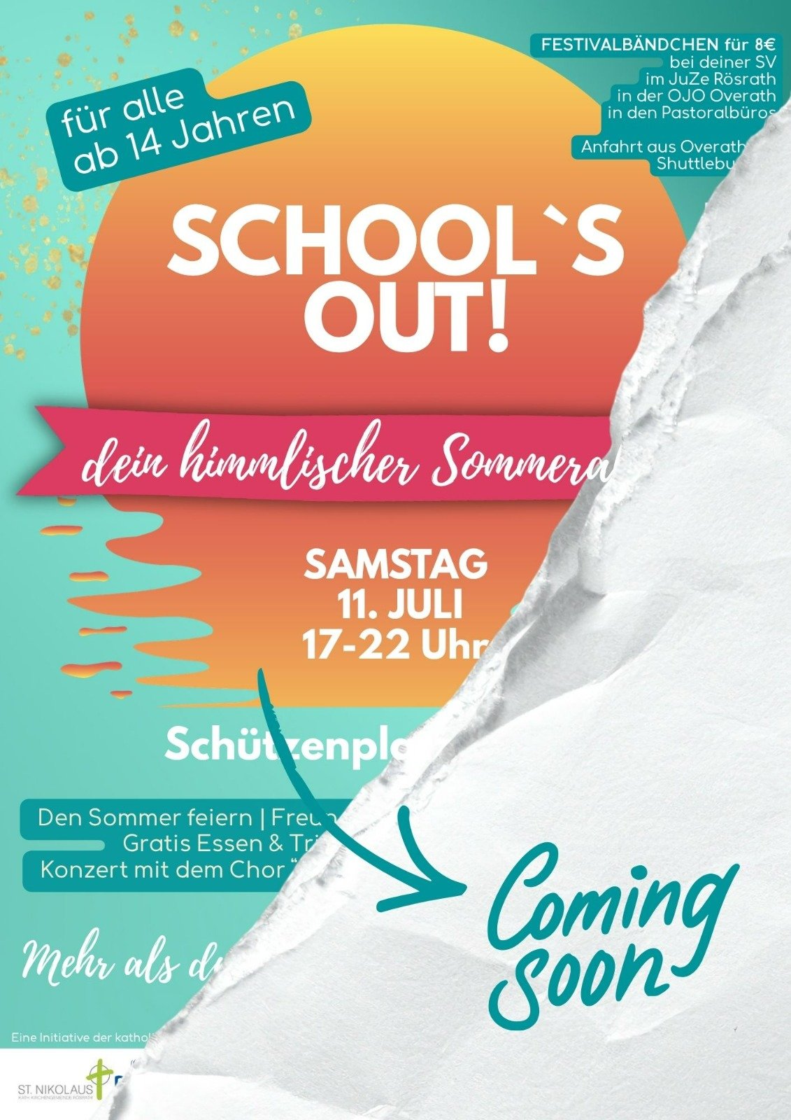 Save the date (c) Kath. Kirchengemeinde St. Nikolaus Rösrath