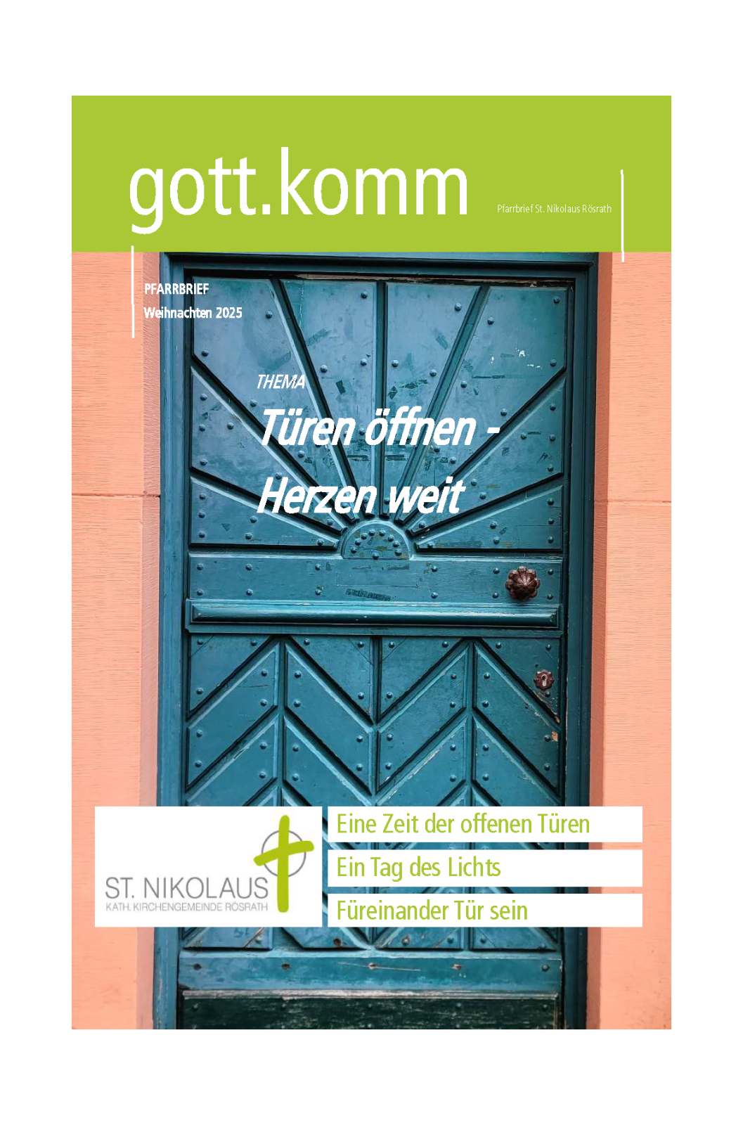 gott.komm Weihnachten 2025 (c) St. Nikolaus Rösrath